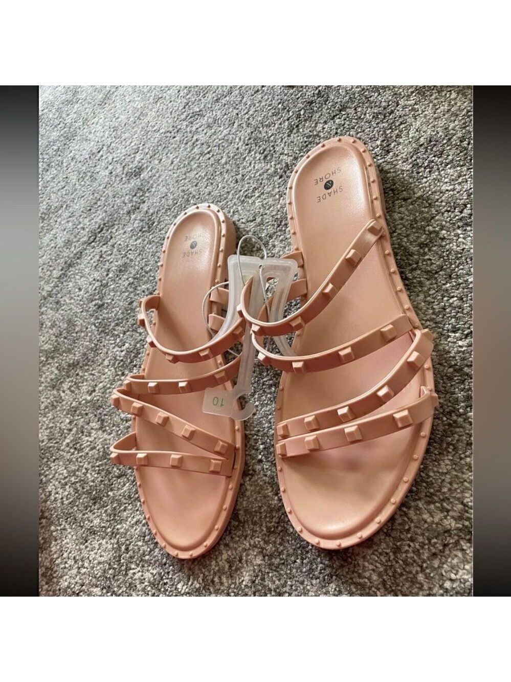 Jelly Slide Sandals Women's Size 10 NWT - Picture 2 of 3